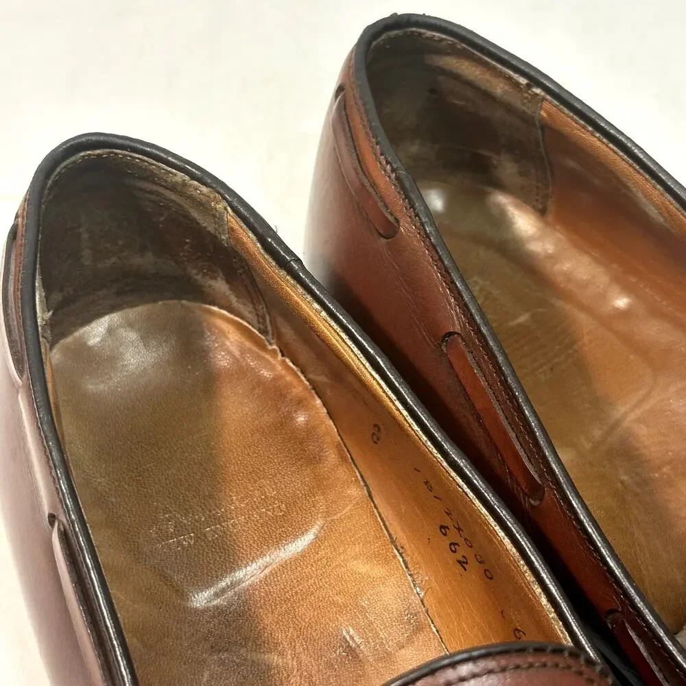 FULLY RESOLED Alden 662 Tassel Moccasin Loafer (Burnished Tan Calf) USA 12 A/C